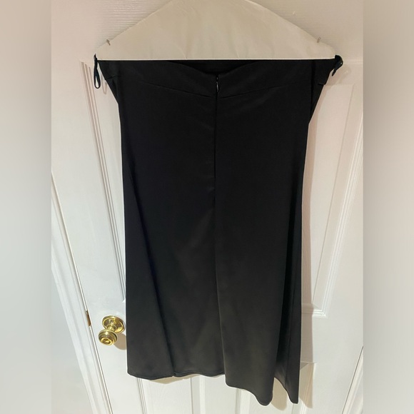 Girl Friday black strapless zip up dress size 10 - Picture 3 of 5